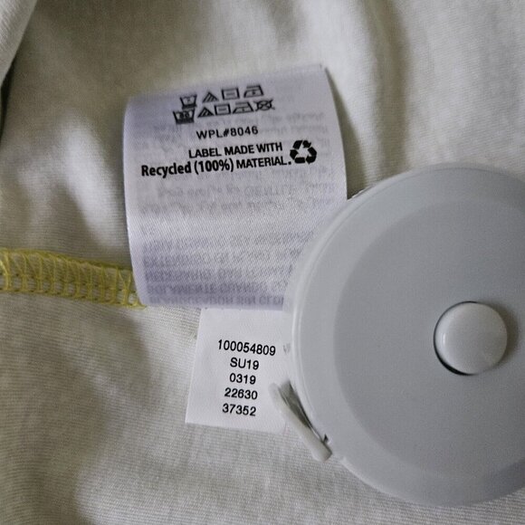 Alfani Top Women's Plus Size 0X US12 Neon Green Mayan Circle Asymmetrical Boho - Picture 7 of 13